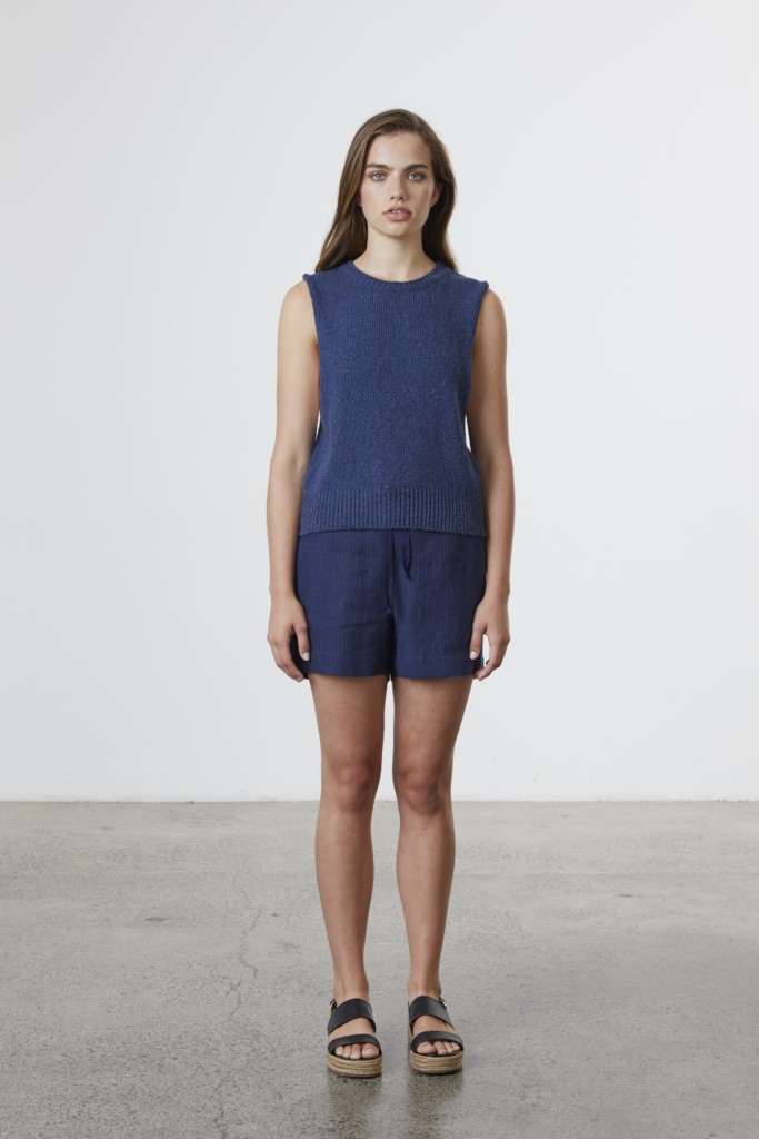 Recycled Denim Little Tank Top - Notion